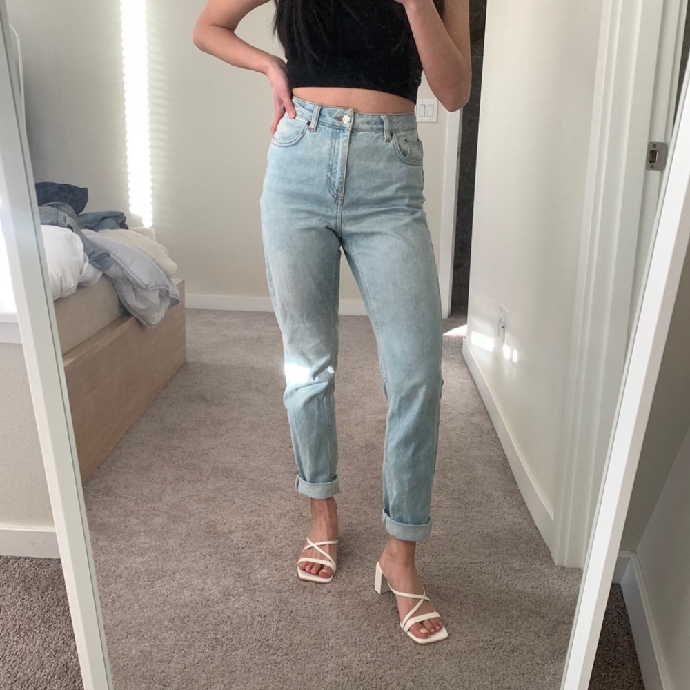 topshop mom jeans - size 25